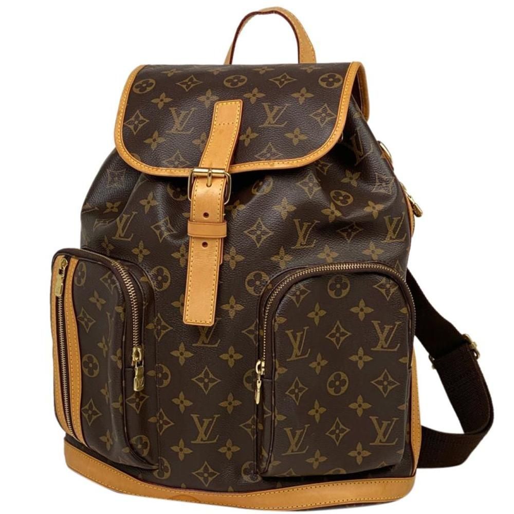 Louis Vuitton Sac de Bosphore Backpack Rucksack Monogram Brown
